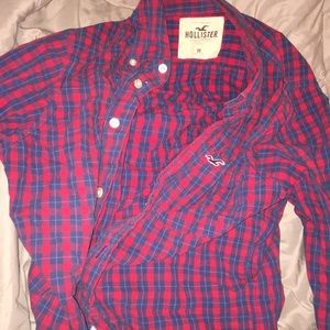 Mens Hollister Button Down Dress Shirt